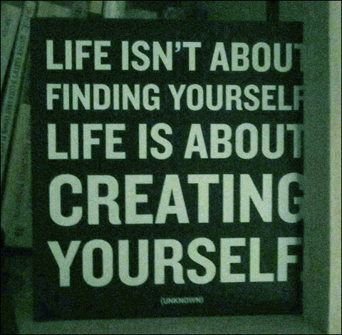 Creating-yourself
